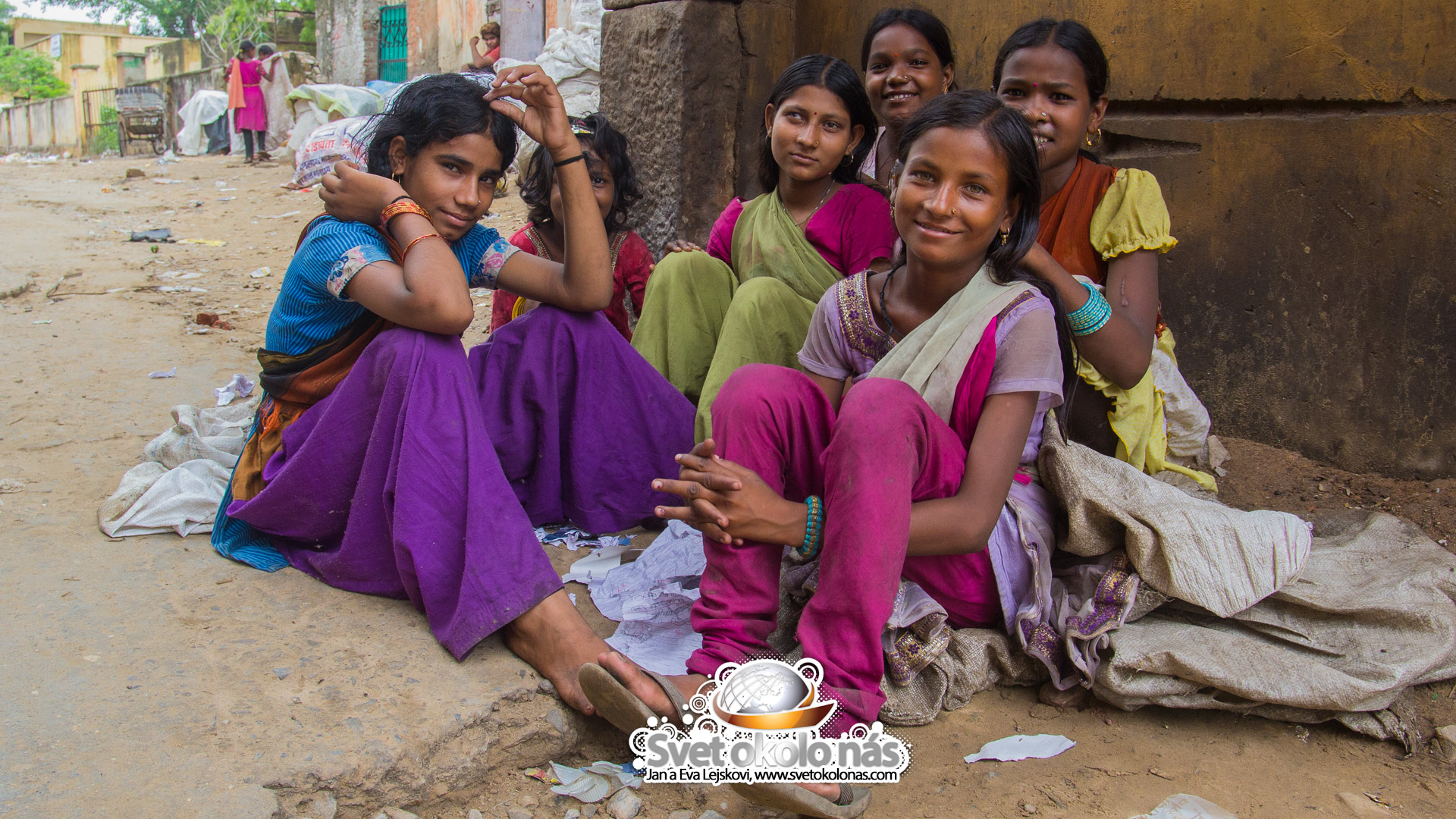 Tapeta na plochu, India - Deti v Jaipuru