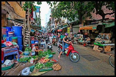 Vietnam - Ulice staré Hanoje