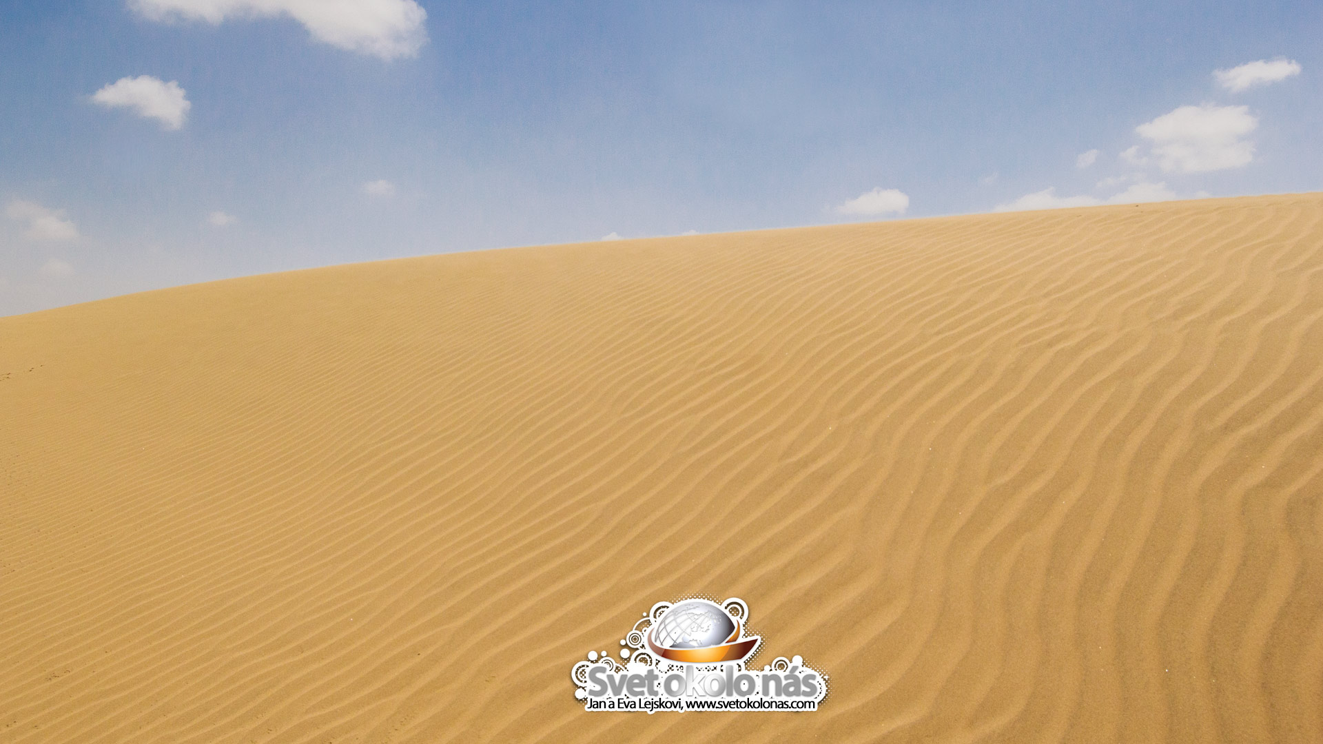 Tapeta na plochu, India - Piesočné duny púšte Thár